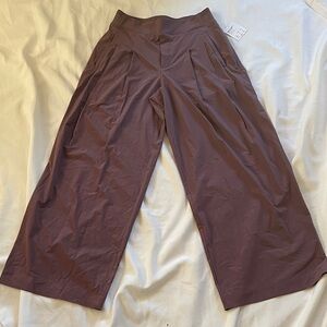 Athleta Women's Wide Leg Pants in plumb